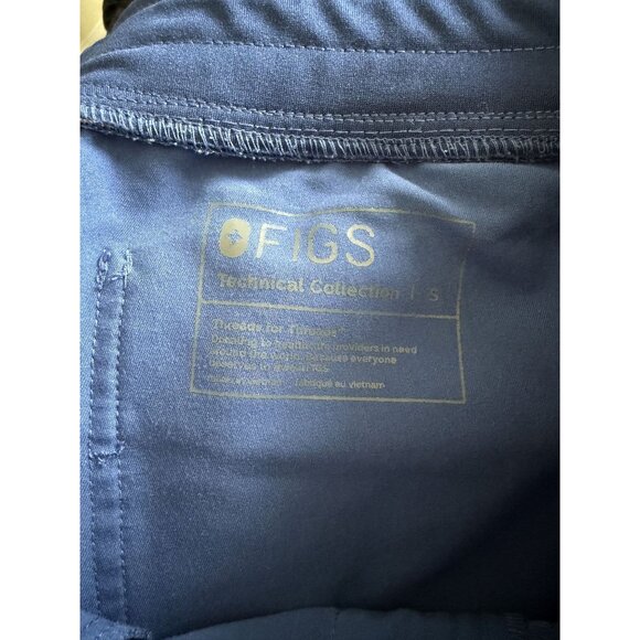 Figs women's Zamora Blue Scrub Jogger Pants Small Technical Collection Workwear - Picture 5 of 6